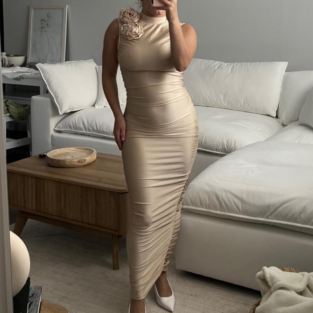 Fashion Nova ruched dress